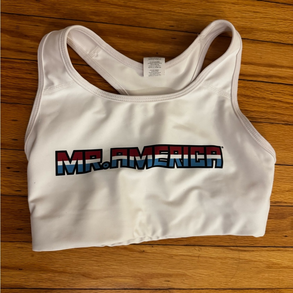 White Sports Bra